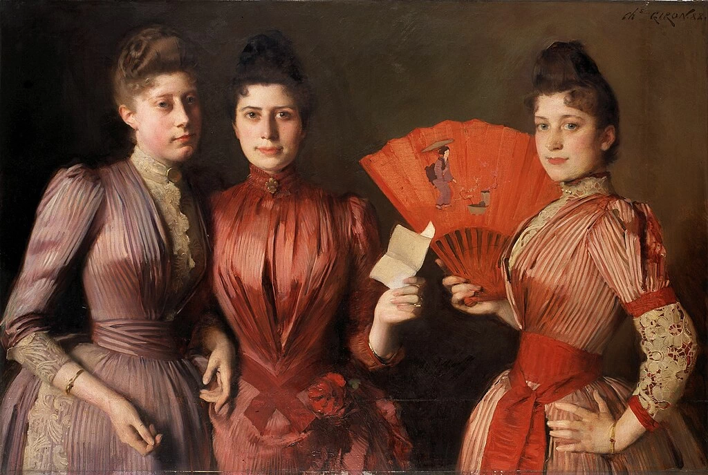 Charles Giron - Ritratto di tre donne, Museum of Fine Arts Ghent